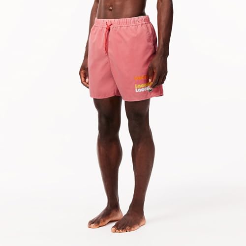 Lacoste Men's Standard Swim Short W Wording2