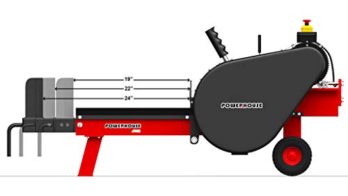 Powerhouse Log Splitters XM-880 Kinetic logsplitter, Red/Black/Silver