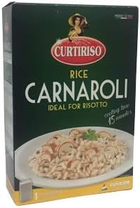 Curtiriso Rice Carnaroli - Ideal for Risotto - 1 Vacuum Pack - 35.2 Ounce (2 Pack)