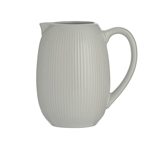 Mason Cash Linear White Pitcher Jug, Stoneware