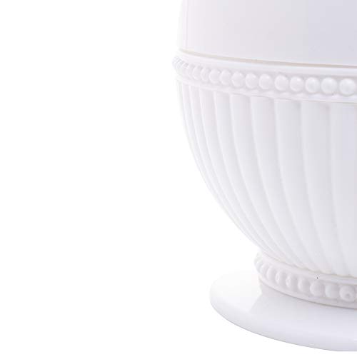 GARRAFA TÉRMICA DE PLÁSTICO VINTAGE BRANCA 1L