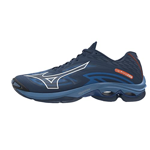 Boty na házenou Mizuno Wave Lightning Z7, unisex, dospělí, DarkDenim/White/BlueJasper, 44,5 EU, Darkdenim White Bluejasper, 44,5 EU
