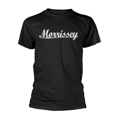 Morrissey T-shirt unisexe pour adulte avec logo, Noir/blanc, M
