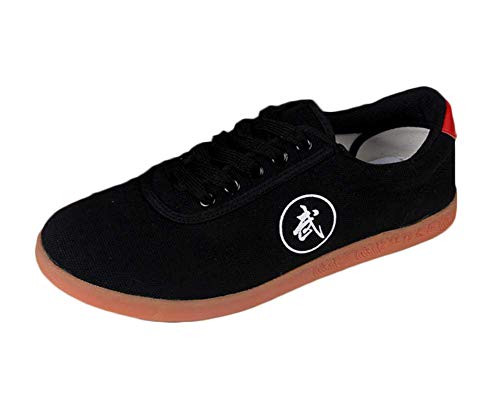 Zapatos De Tai Chi Zapatillas Kung Fu Correa Superior Artes Marciales Confort Transpirable Unisex De Artes Negro 42