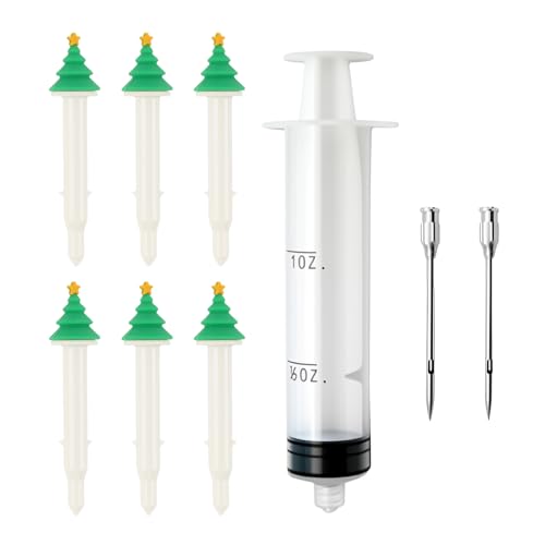 SPOROLWE Christmas Tree Pop Up Turkey Timer & Flavor Injector