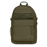 EASTPAK Double Pro – 32L パフォーマンスバックパック 16インチのノートパソコンスリーブ付き デュアルコンパートメント セキュリティポケット ボトルホルダー オーガナイザー ダークグラス