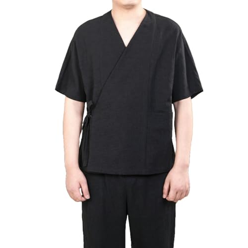 Chemise en coton jacquard homme au design chinois et finitions de haute qualité