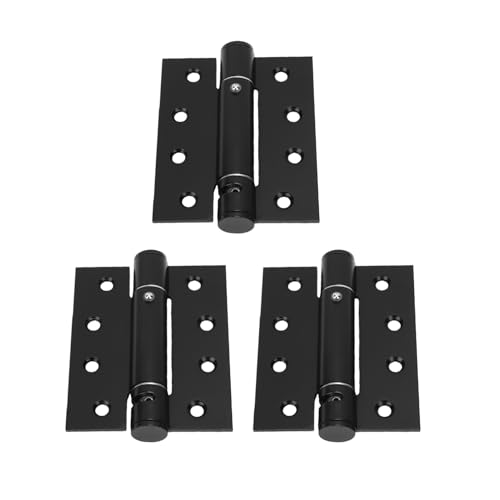 Charnières de porte à roulement à billes 4 pouces acier inoxydable noir x3 - 4