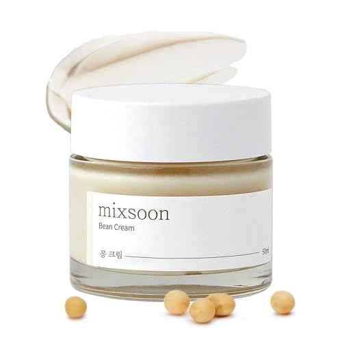 mixsoon Bean Cream-Deep Moisturizer Face Cream, Hydrating and Smoothing for Face, Fermented Soybean...
