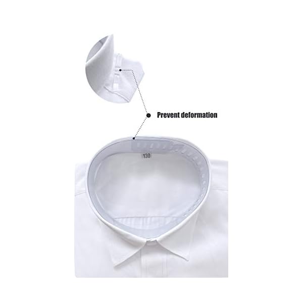 Rolanko Boys White Long Sleeve Dress Shirt Formal Button Down Shirts with Bow Tie for Boys' Kids Clothes - Image 6