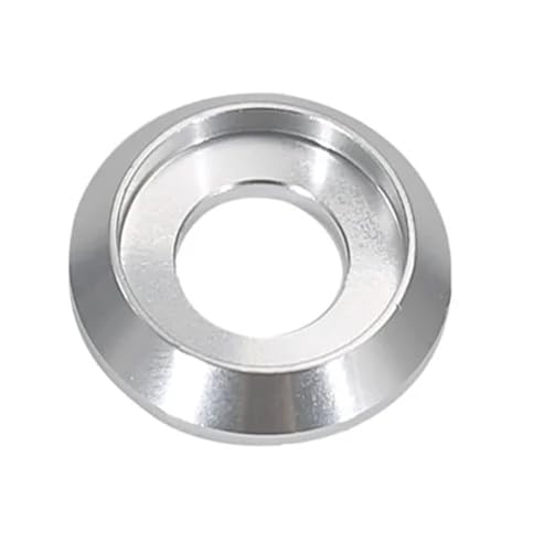 Mdingbao-V[bV[ M2 M3 M4 M5 M6 M8 Multi-Color Aluminum Alloy Thin Half Round Pan Head Washer Screw Metal Grooved Gaskets, 