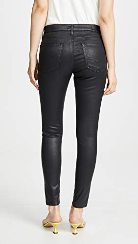AG Adriano Goldschmied Women's Farrah Leatherette High-Rise Skinny Fit Ankle Pant3