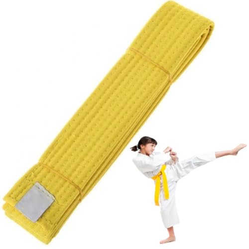 Ymxygz Cinturón De Taekwondo Cinturón Deportivo De Artes Marciales Profesionales Cinturón Grueso De Judo Karate Cinturón De Clasificación De Entrenamiento para Taekwondo 2,2 M