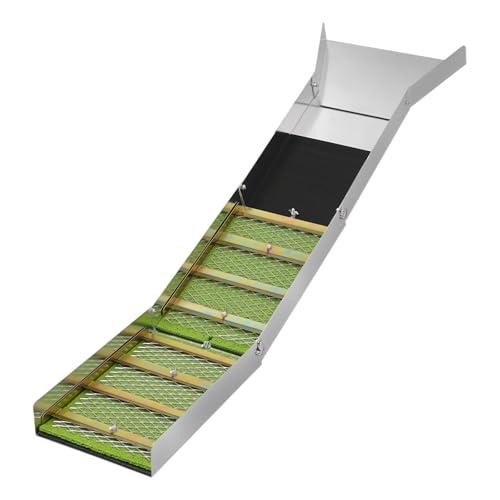 Goldwaschrinne 127cm Goldwaschanlage Set aus Aluminiumlegierung, Faltbare Goldwaschpfanne,Tragbare...