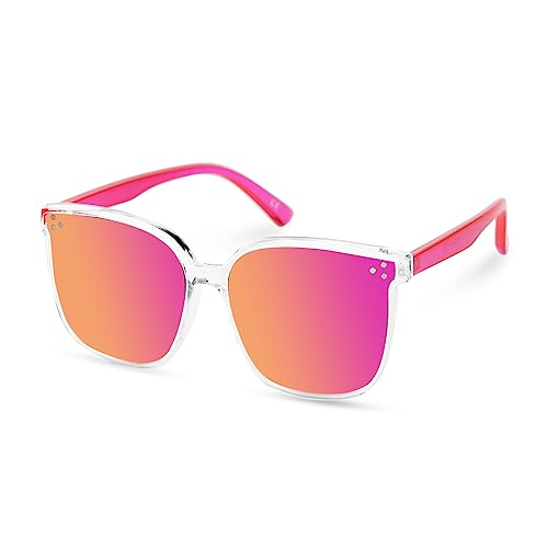 Kids Sunglasses - Mirrored Flexible Sunglasses for Girls & Boys, Toddler UV400, Age 3-10
