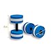 Aquatic Exercise Dumbells - Set of 2 - For Water Aerobics, Blue (BARBLS-WTR)