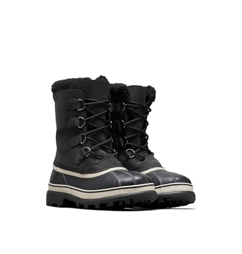 Sorel Caribou Wp bottes d'hiver Homme, Black Dark Stone, 40 EU