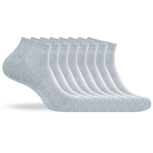 Image of Women's Ankle Socks Thick Cushioned Cotton, Moisture-Wicking socks, Breathable Performance Socks for Running, Sports