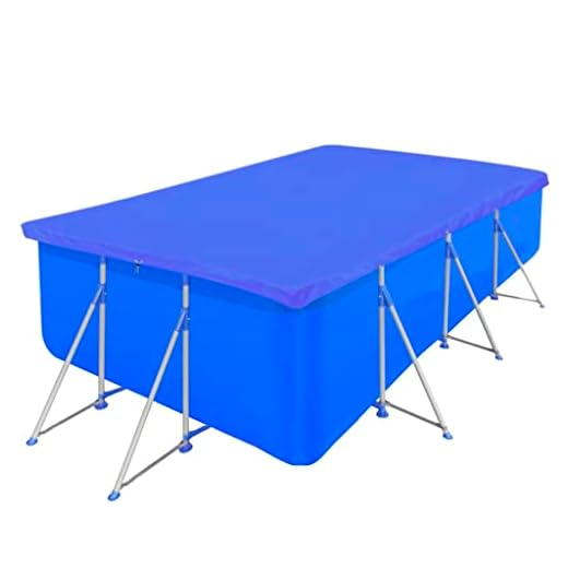 Vidaxl Cubierta Piscina Rectangular Pe Azul 400X207Cm Toldo Protección
