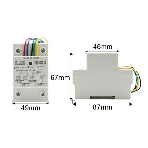 Sensor de detección de nivel de líquido DF-96D con interruptor de 20A y 220V 4