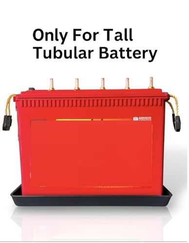 Image of Heavy Duty Inverter Battery Tray - for All Types Tall Tubular Batteries