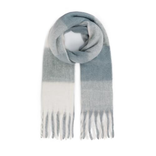 SUNDSGT Winter Scarf for Women Cold Weather Plaid Scarf Soft Warm Long Blanket Thick Oversized Big Scarfs for Women4