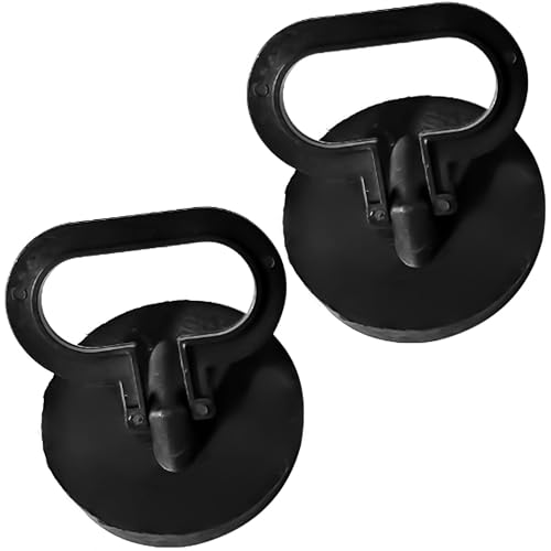 ANBOO 2 Stück Badewannenstöpsel 42-46MM, Universal Stöpsel für Badewanne, Waschbecken und Spüle, Schwarz, Kunststoff