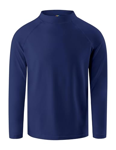 Image of Boys Rash Guard Swim Shirt Long Sleeve Rashguard UPF+ 50 SPF Sun Water Surfing Shirts for Toddler Kids Youth Teen 2T-16Y
