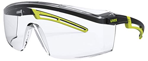 Uvex Astrospec 2.0 Safety Glasses - Supravision Excellence - Transparent/Black-Lime