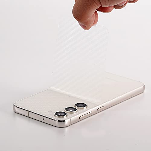 Image of Ibywind 2 Pack Screen Protector For SamSung Galaxy S23 5G 6.1 inch,9H Hardness Tempered Glass,With 1Pc Camera Lens Protector,1Pc Back Carbon Fiber Film,Anti-Scratch