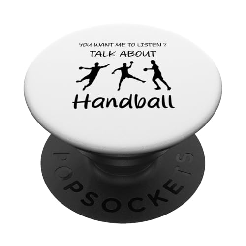 Du willst, DASS ich zuhöre, wenn ich über Handball-Humor spreche PopSockets Klebender PopGrip