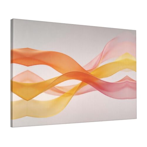 Toile murale moderne colorée CNTDBU 40x61 cm encadrée pour salon