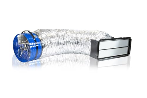 QuietCool QC CL-6000 RF ventilador de casa completa avanzado con control inalámbrico - hasta 5665 CFM - dos velocidades - cubre hasta 2833 pies cuadrados - garantía de 10 años - rejilla removible miniatura 3