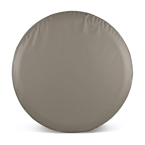 Spare Tire Cover, Gray Wheel Cover Waterproof PVC Leather Dust-Proof Universal Fit for Jeep, Trailer, RV, SUV and Camper (14 Inch) Cover