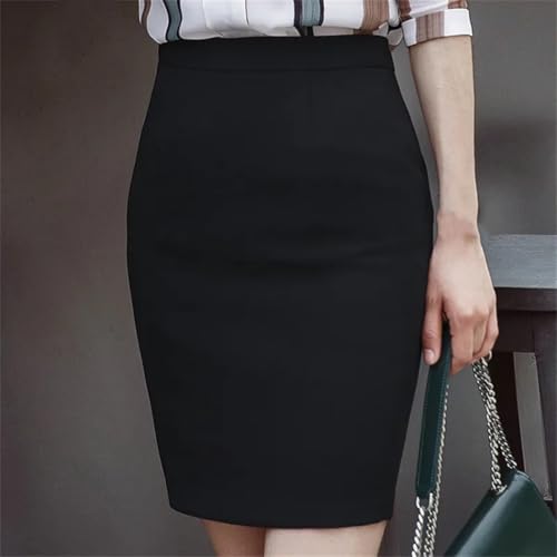 Women High Waisted Formal Work Skirts Summer Office Lady Business Casual Mini Pencil Skirt2