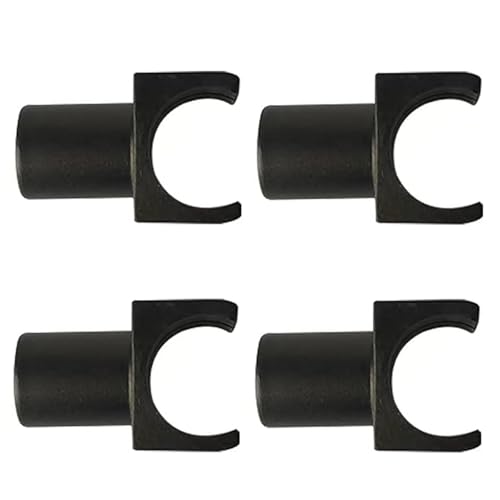 Guía De Riel Para Asiento De Silla De Ruedas - Paquete De 4 Piezas De Repuesto Para Transporte De Sillas De Ruedas, Bloque Deslizante Deslizante Adicional En Forma De U | Accesorios Estables Para Mant