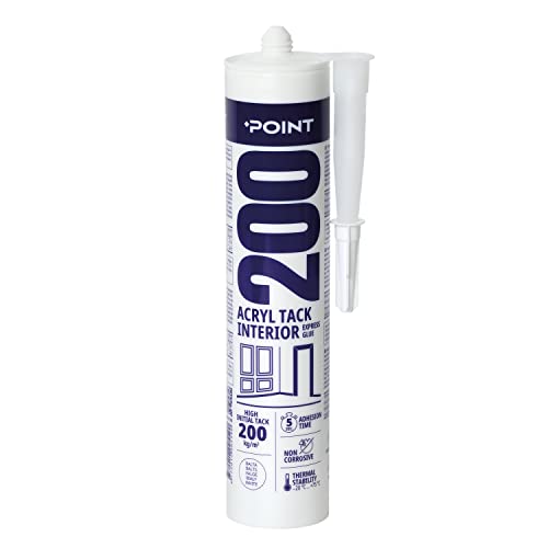Petec 94929 Ecoline Colla Di Montaggio Trasparente – Cartuccia 290 Ml Per Fai Da Te E Auto