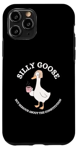 愚かなガチョウ憲法 面白い歴史教師 スマホケース iPhone 11 Pro 用