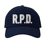 R.P.D. RE - Fitted Baseball Cap (US, Alpha, Small, Medium, Navy)