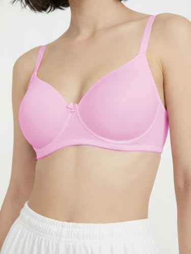 Image of GRECIILOOKS Bra for Woman Combo| Size 32-38 | Non Padded Bra for Woman | Wireless Everyday Bras for Women | Seamless Tshirt Bra's for Women Full Coverage