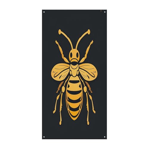 Toile de fond amusante pour décorer une porte sans abîmer les murs