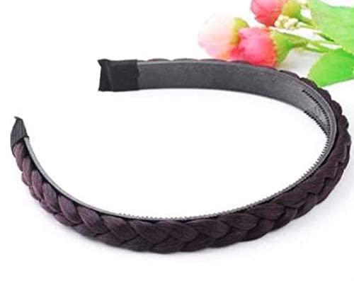 SIA VENDORS Set of 2 Kids Girls Women Cute Braid Choti Imported Version Hairband Black, Coffee Brown and Brown Colour Qty 2 Headbands (Set of 2, Black Choti Hairband) (B0BLHD4RXF) Amazon Price History, Amazon Price Tracker