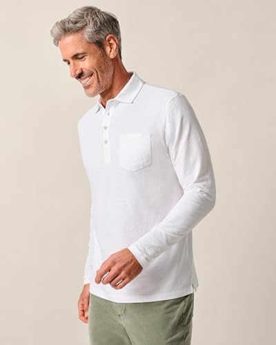 johnnie-O Long Sleeve Original 4-Button Polo - Coastal Wash3