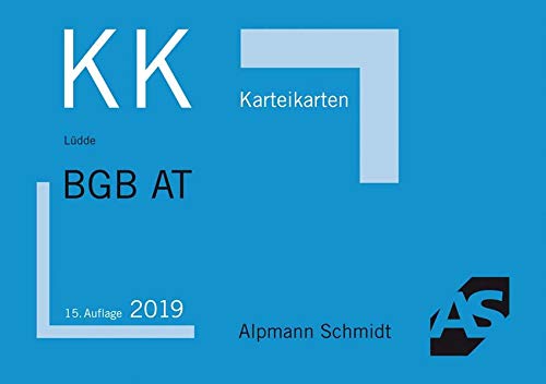 Karteikarten BGB Allgemeiner Teil Karteikarten BGB Allgemeiner Teil