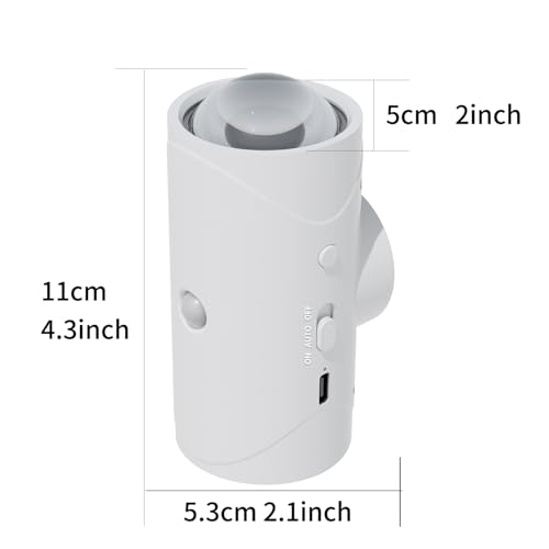 Image of LED Motion Sensor Night Light,13 Colors to Adjust The Atmosphere Night Light with 1500mAH Battery,Corridor, Bedroom, Staircase, Courtyard.