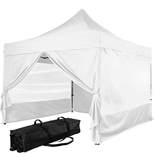 INSTENT Alu-Pavillon 3 x 3 m Pro wasserdicht UV Schutz 50+, weiß mit 4 Seitenteilen INSTENT Alu-Pavillon 3 x 3 m Pro wasserdicht UV Schutz 50+, weiß mit 4 Seitenteilen