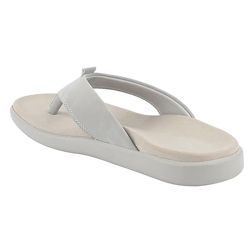 Image of Medifeet Men's Leather Thong Slippers