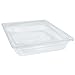 Update International PCP-502 Polycarbonate Food Pan, Half Size, 2.5" Deep, Polycarbonate