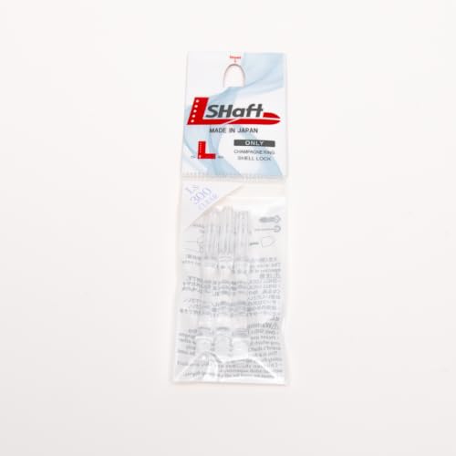 Image of L-style L-Shaft Locked Dart Shafts - Lightweight Nylon Shafts for Soft Tip & Steel Tip Darts - Set of 3