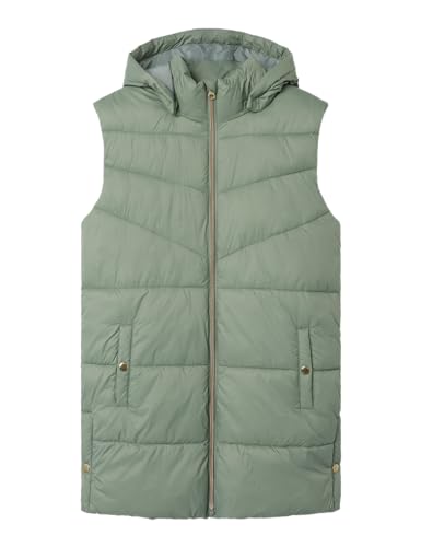 NAME IT Mädchen Nkfmonay Vest Pb Steppweste, Grün, 116